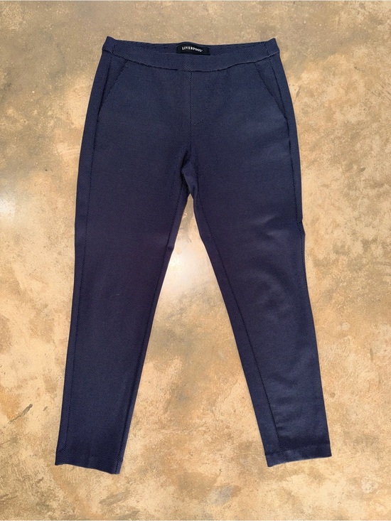 Liverpool Pants - Liverpool Navy Slim Ankle Pants Size 2 Polka Dot Career Office Trousers NWOT